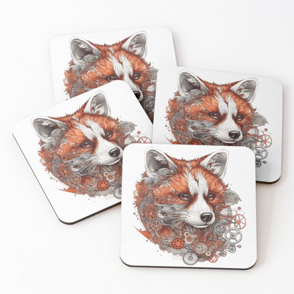 Item preview, red panda drawn on white background designed and sold by artfullyprompt.