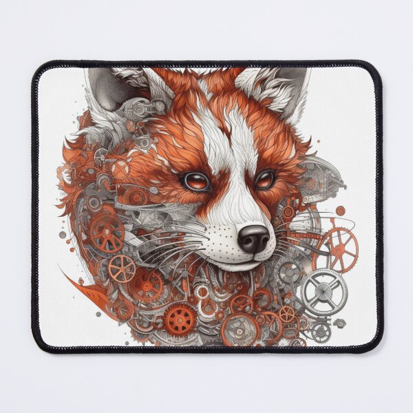 Item preview, red panda drawn on white background designed and sold by artfullyprompt.