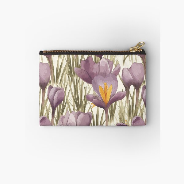 Item preview, Watercolor Crocus Flowers in Wild Harmony designed and sold by TopArtsy.