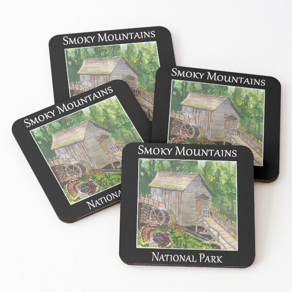 Item preview, Old grist mill in Cades Cove, the Smoky Mountains National Park - Welshdesigns designed and sold by welshdesigns.