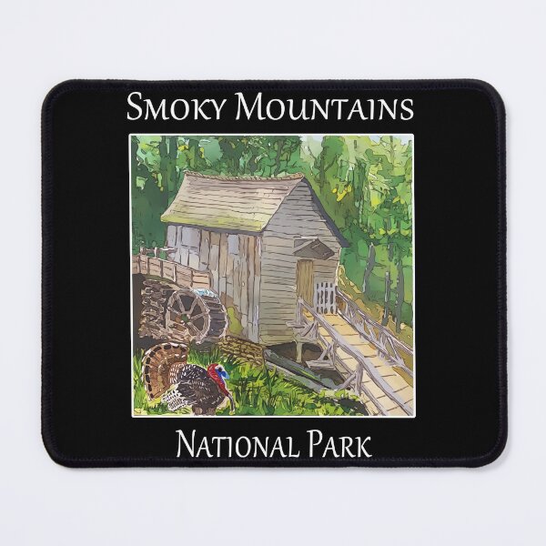 Item preview, Old grist mill in Cades Cove, the Smoky Mountains National Park - Welshdesigns designed and sold by welshdesigns.