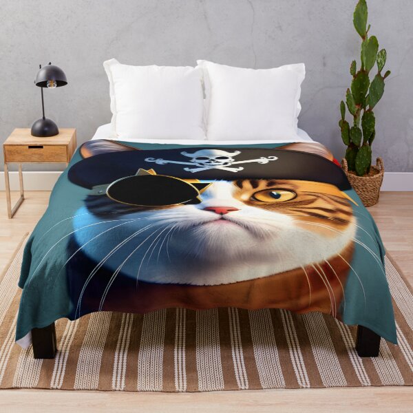 Item preview, Pirate Cat- Modern Digital Art designed and sold by Ai-michiart.