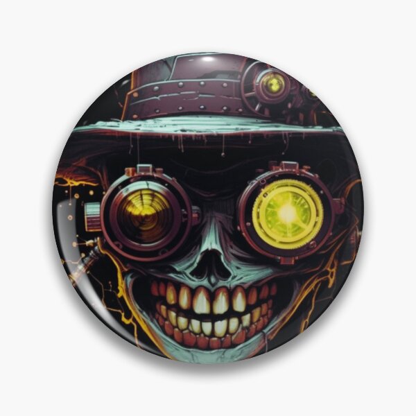 Item preview, Special Whimsical Psychedelic Skull Madhatter Skeleton Art Design V.94 designed and sold by Pexelpanoramas.
