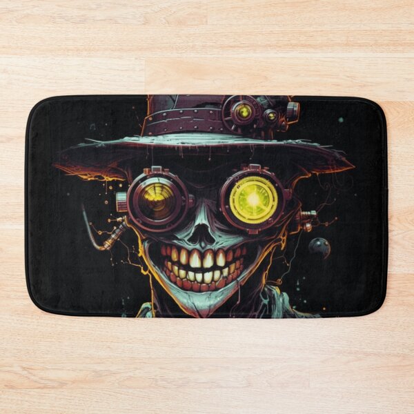 Item preview, Special Whimsical Psychedelic Skull Madhatter Skeleton Art Design V.94 designed and sold by Pexelpanoramas.