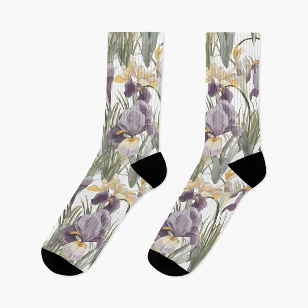 Item preview, Enchanting Dutch Iris Blooms in Watercolor Dreams designed and sold by TopArtsy.