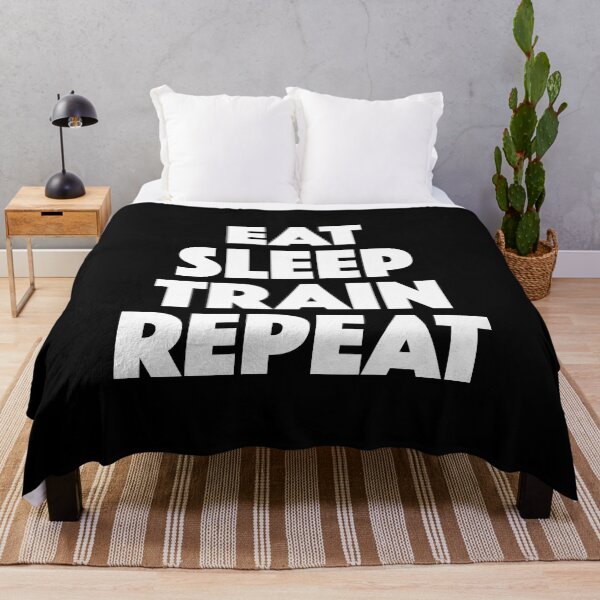 Item preview, Eat Sleep Train Repeat (white) designed and sold by didijuca.