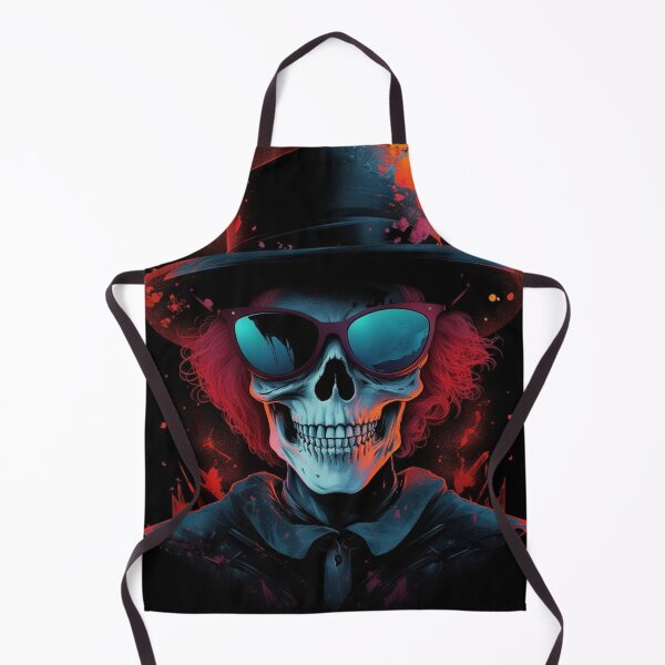 Item preview, Whimsical Psychedelic Skull Madhatter Skeleton Art Design V.96 designed and sold by Pexelpanoramas.