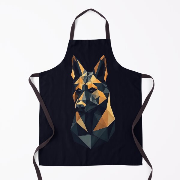 Artikelvorschau, German shepherd dog retrowave vintage neon 80s entworfen und verkauft von MDCGraphics.