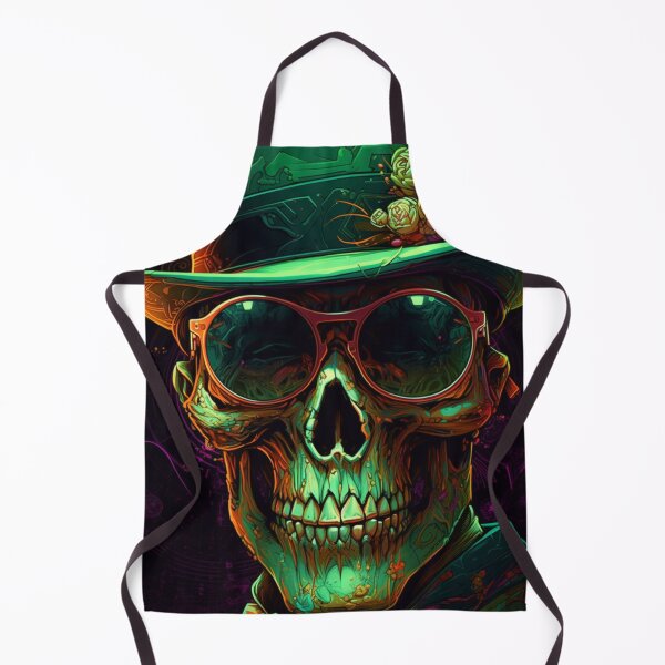 Item preview, Special Whimsical Psychedelic Skull Madhatter Skeleton Art Design V.97 designed and sold by Pexelpanoramas.