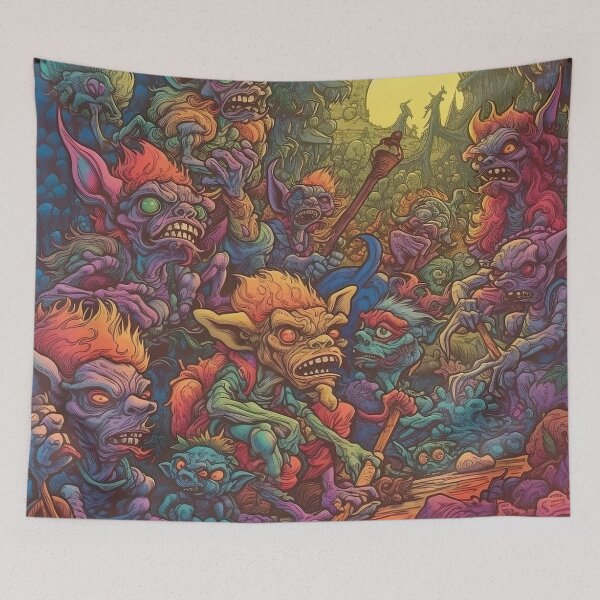 Item preview, Psychedelic Goblin Tribe designed and sold by Matt's Artificial Nature.