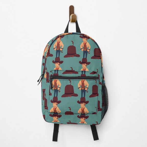Item preview, Cartoon Cowboy with Teal Background Pattern designed and sold by Aaron2610.
