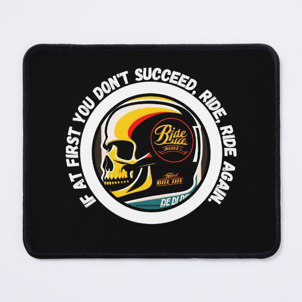 Item preview, If at first you don't succeed, Ride, ride again - motorbike lover designed and sold by Mechanical-Artt.