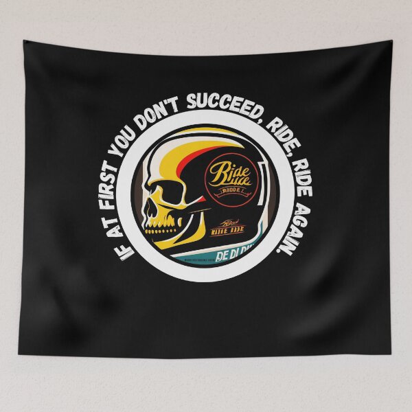 Item preview, If at first you don't succeed, Ride, ride again - motorbike lover designed and sold by Mechanical-Artt.