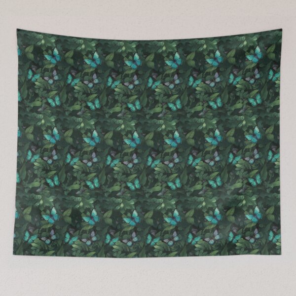 Item preview, Vines and Butterflies Tall Tile 1 designed and sold by Richard-Y.