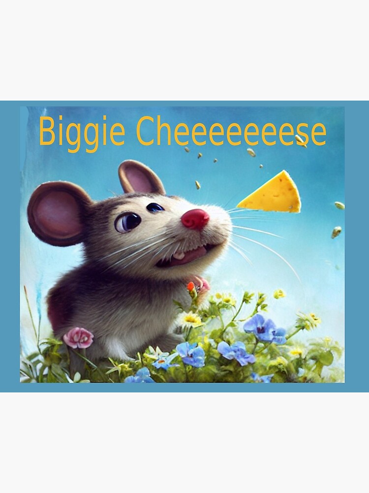 biggie cheese Adorable happy mouse Art Board Print for Sale by ilan975