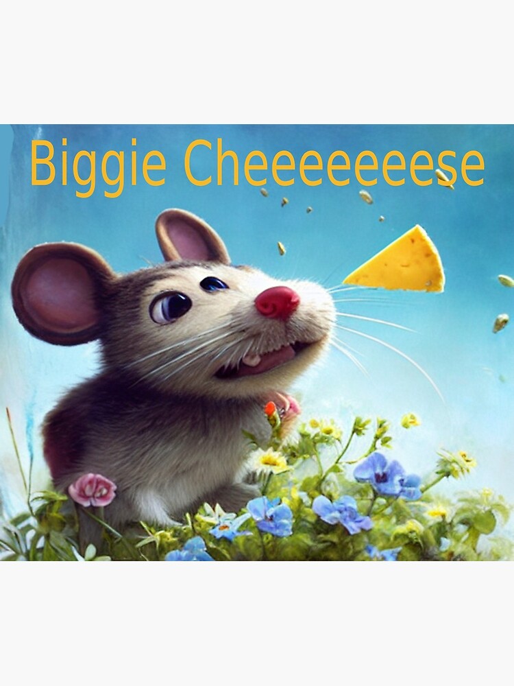 biggie cheese Greeting Card by lghafour