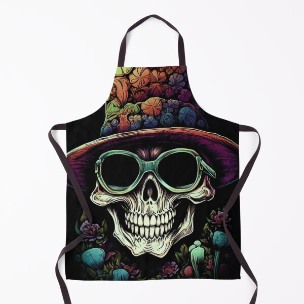 Item preview, Special Whimsical Psychedelic Skull Madhatter Skeleton Art Design V.98 designed and sold by Pexelpanoramas.