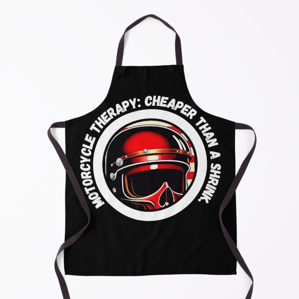 Item preview, Motorcycle Therapy: Cheaper than a shrink - motorbike lover designed and sold by Mechanical-Artt.