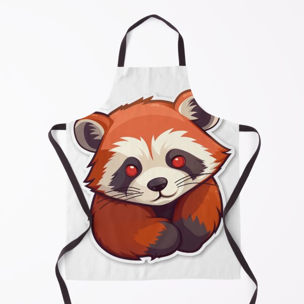 Item preview, red panda sticker designed and sold by artfullyprompt.