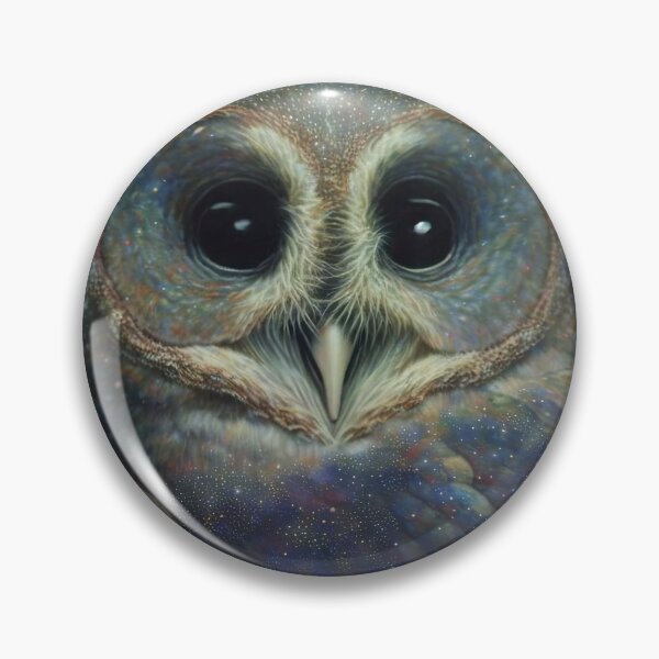Item preview, Collared Scops Owl designed and sold by OccultDreams.