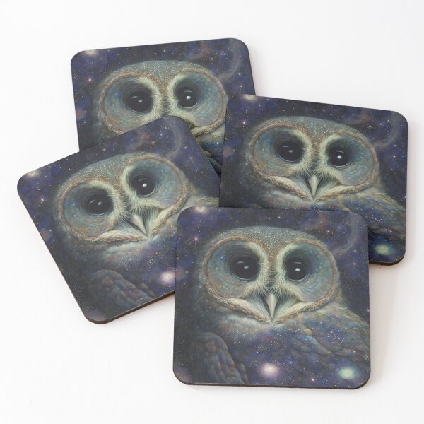 Item preview, Collared Scops Owl designed and sold by OccultDreams.