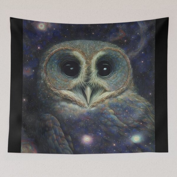 Item preview, Collared Scops Owl designed and sold by OccultDreams.
