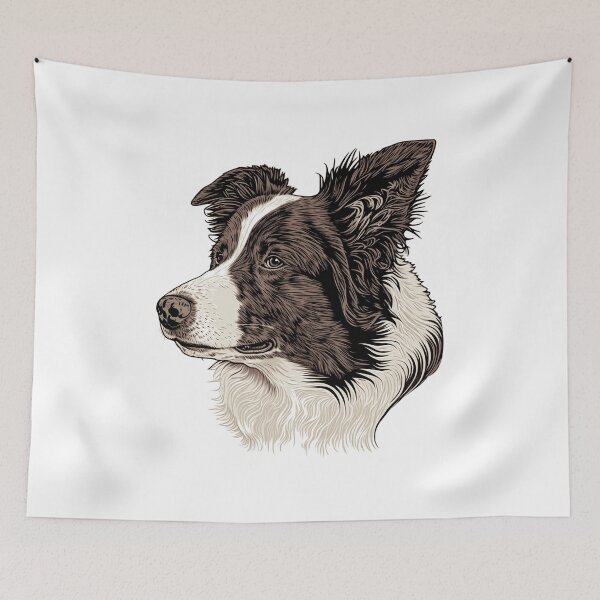 Item preview, Border Collie designed and sold by Graffeine Art.