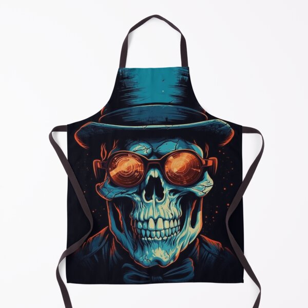 Item preview, Whimsical Psychedelic Skull Madhatter Skeleton Art Design V.99 designed and sold by Pexelpanoramas.