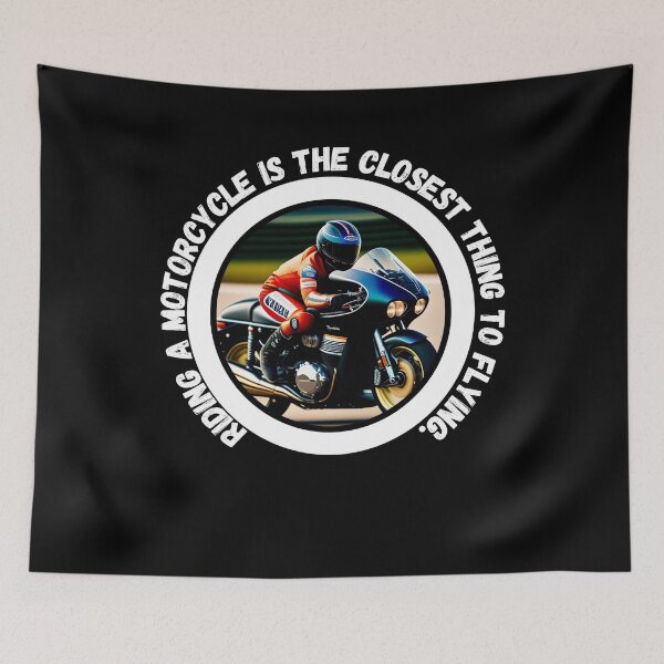 Item preview, Riding a Motorcycle is the closest thing to flying - motorbike lover designed and sold by Mechanical-Artt.