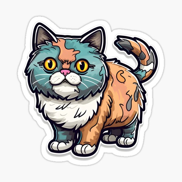 Item preview, Cute Abstract Munchkin Cat designed and sold by goodvibeday.
