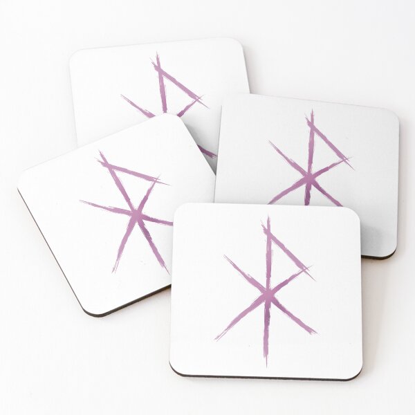 Item preview, Love Bind Rune - Viking Love Rune Design- Light Pink Glow designed and sold by Mitch616Art.