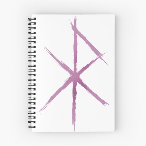 Item preview, Love Bind Rune - Viking Love Rune Design- Light Pink Glow designed and sold by Mitch616Art.