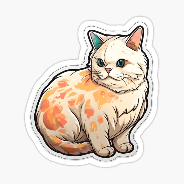 Item preview, Cute Fluffy Munchkin Cat designed and sold by goodvibeday.