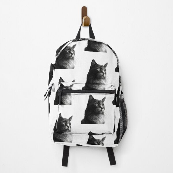 Item preview, Charcoal Style Mongrel Cat designed and sold by Peludos, Si gracias.