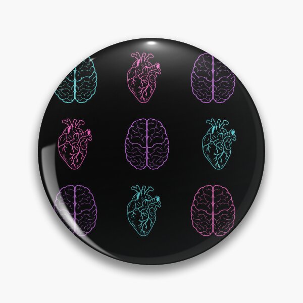 Item preview, Hearts & brains - bright colors designed and sold by jechaiyells.