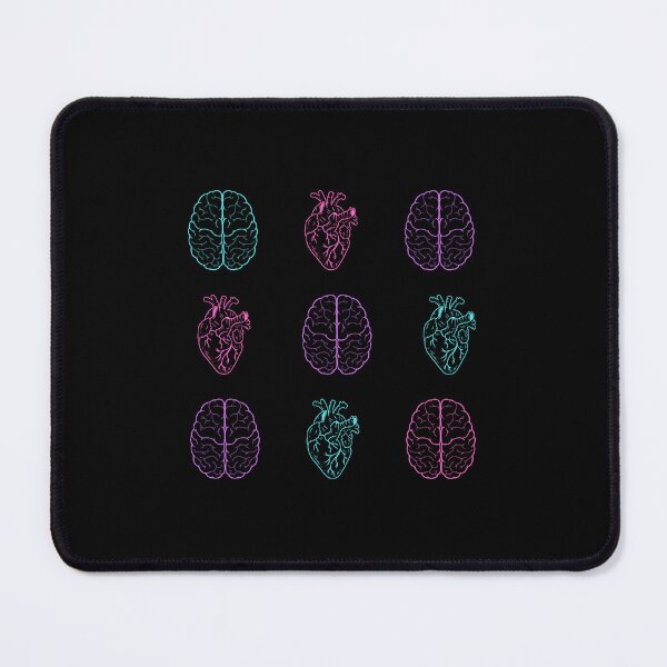 Item preview, Hearts & brains - bright colors designed and sold by jechaiyells.