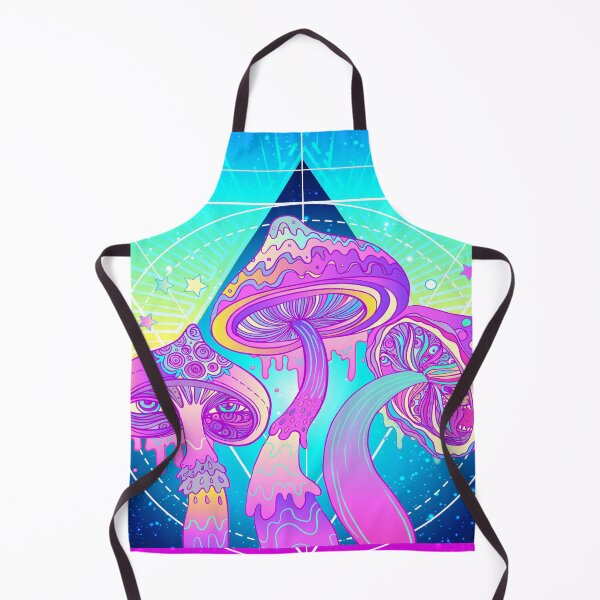 Item preview, Magic Mushrooms over Sacred Geometry designed and sold by christineiris.