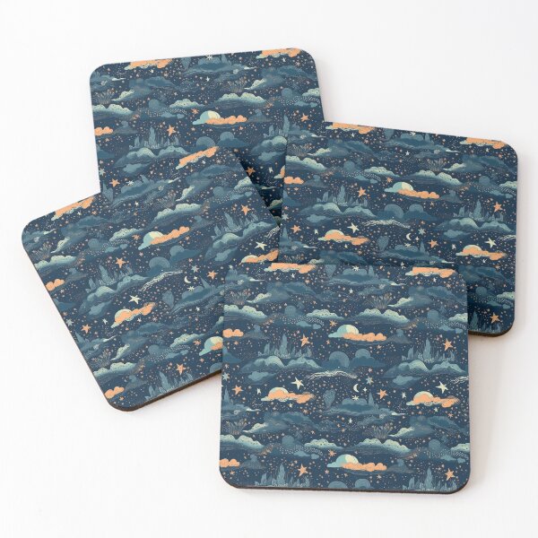 Item preview, Night Sky Seamless Pattern designed and sold by JoyfulNymph.