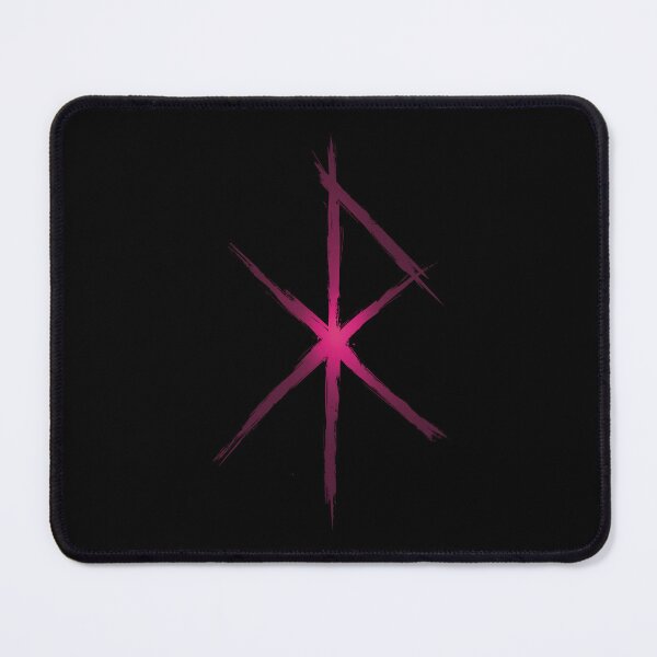 Item preview, Love Bind Rune - Viking Love Rune Design- Dark Pink Glow designed and sold by Mitch616Art.