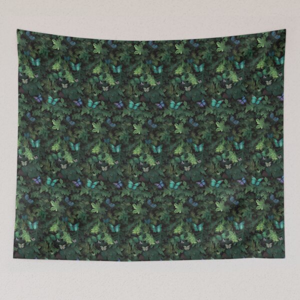 Item preview, Vines and Butterflies Tall Tile 2 designed and sold by Richard-Y.