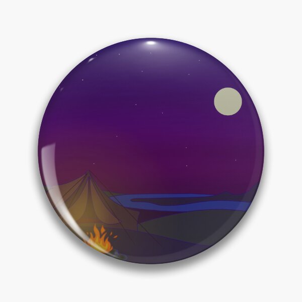 Item preview, Campfire tent under midnight sky designed and sold by SoulTrekking.
