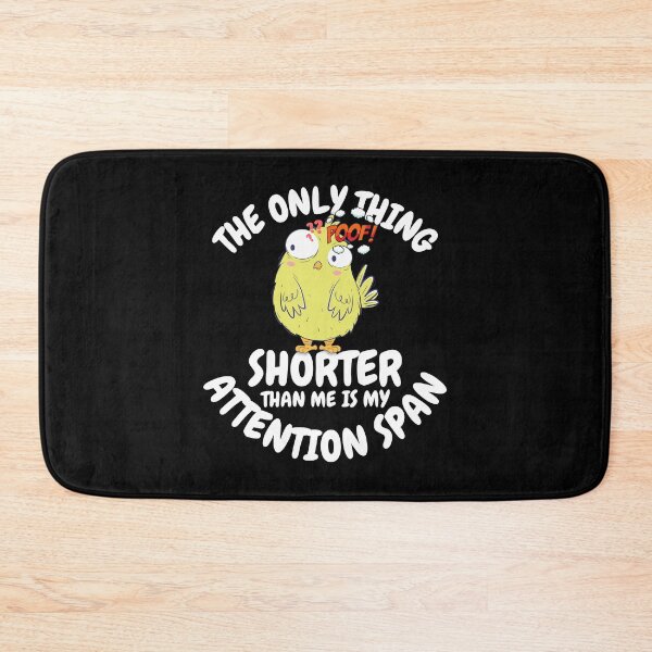 Item preview, The Only Thing Shorter Than Me Is My Attention Span Chicken 2 designed and sold by my-green-gecko.