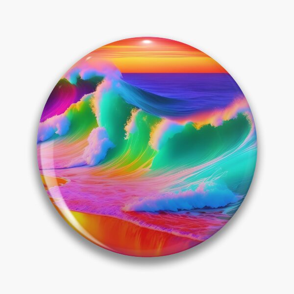 Item preview, Vibrant Waves designed and sold by PPerfectPrints.