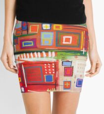 City Map Mini Skirt