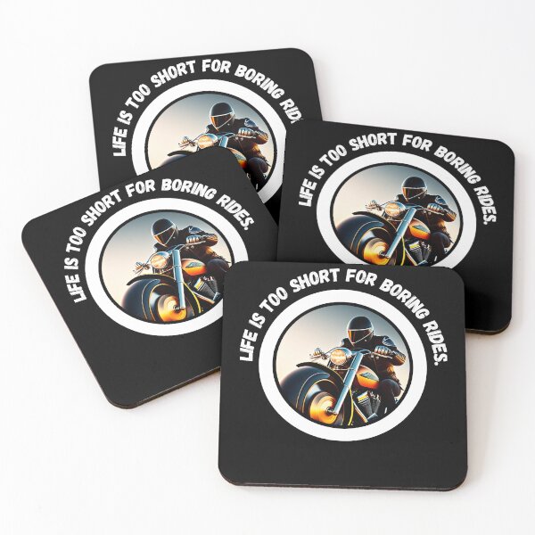 Item preview, Life is too short for boring rides - motorbike lover designed and sold by Mechanical-Artt.