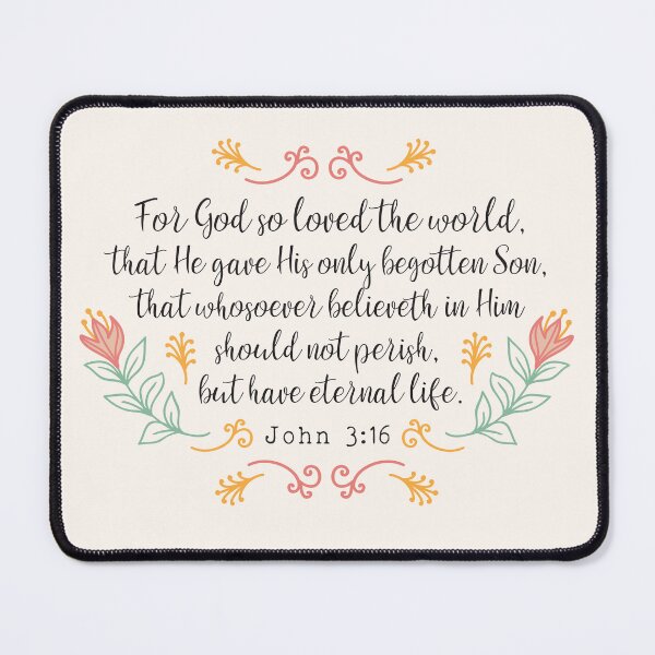 Item preview, John 3:16 designed and sold by WordFreak.
