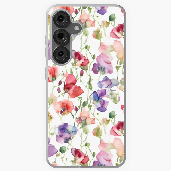 Item preview, Whimsical Beauty: Sweet Peas in Watercolor designed and sold by 2bornot2b.