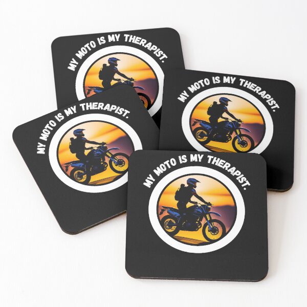 Item preview, My moto is my therapist - motorbike lover designed and sold by Mechanical-Artt.