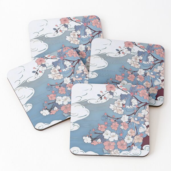 Item preview, Japanese Cherry Blossom Sakura Tree Painting designed and sold by DeevaValli.