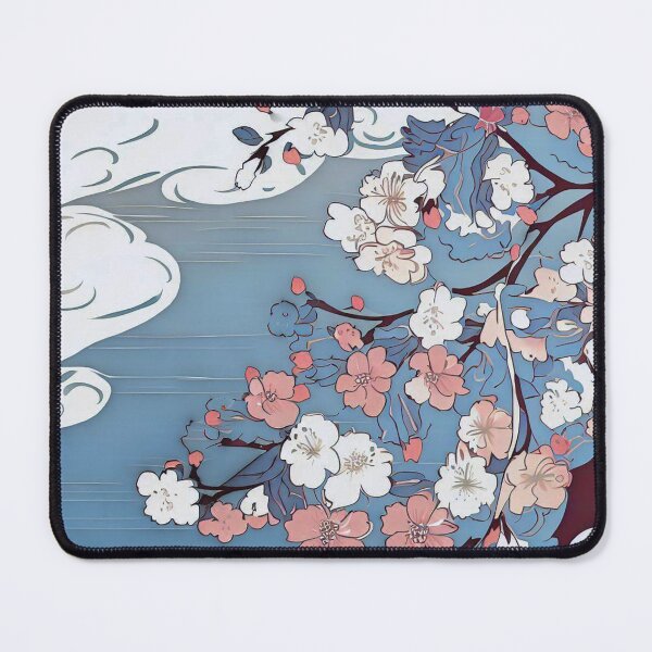 Item preview, Japanese Cherry Blossom Sakura Tree Painting designed and sold by DeevaValli.
